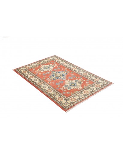 Tappeto Kazak Afghanistan marrone verde 82x125