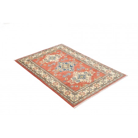 Tappeto Kazak Afghanistan marrone verde 82x125