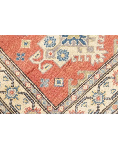 Tappeto Kazak Afghanistan marrone verde 82x125