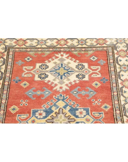 Tappeto Kazak Afghanistan marrone verde 82x125