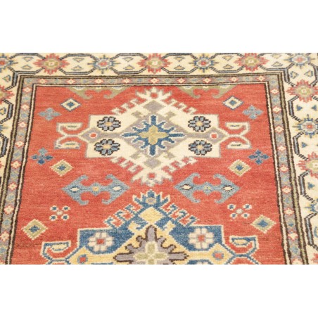 Tappeto Kazak Afghanistan marrone verde 82x125