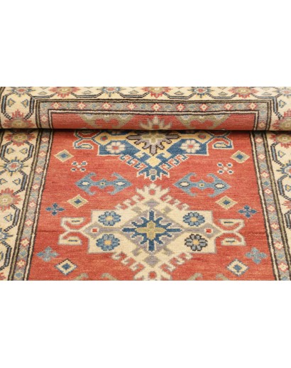 Tappeto Kazak Afghanistan marrone verde 82x125