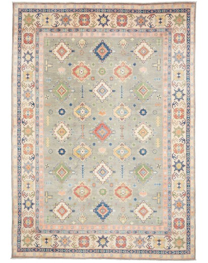 Tappeto Kazak Afghanistan beige marrone 250x352