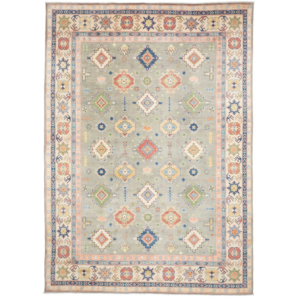 Tappeto Kazak Afghanistan beige marrone 250x352