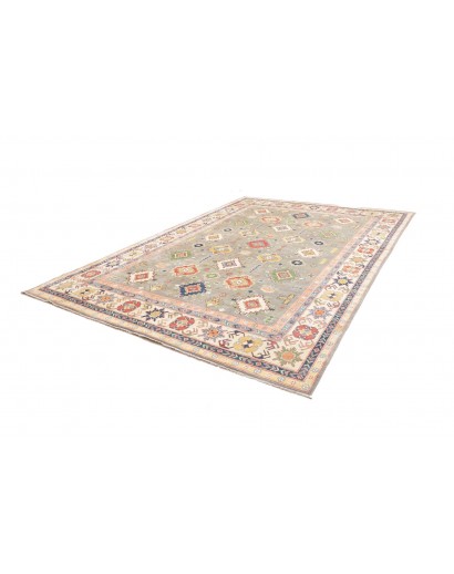 Tappeto Kazak Afghanistan beige marrone 250x352