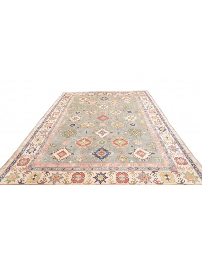 Tappeto Kazak Afghanistan beige marrone 250x352