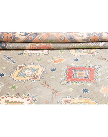 Tappeto Kazak Afghanistan beige marrone 250x352