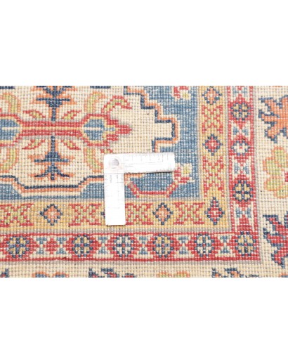 Tappeto Kazak Afghanistan beige azzurro 81x302