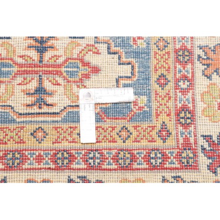 Tappeto Kazak Afghanistan beige azzurro 81x302