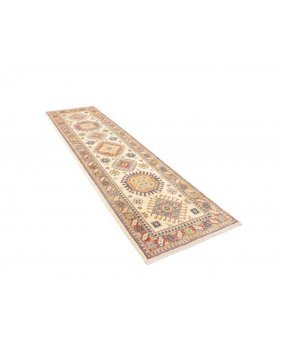 Tappeto Kazak Afghanistan marrone 81x294