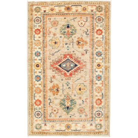 Tappeto Kazak Fine Pakistan marrone azzurro 79x129