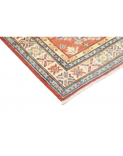 Tappeto Kazak Afghanistan marrone azzurro 80x297
