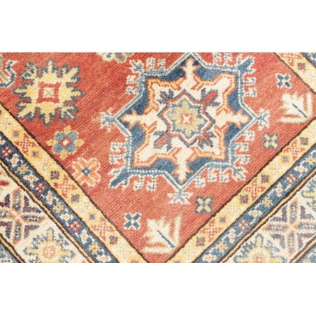 Tappeto Kazak Afghanistan marrone azzurro 80x297