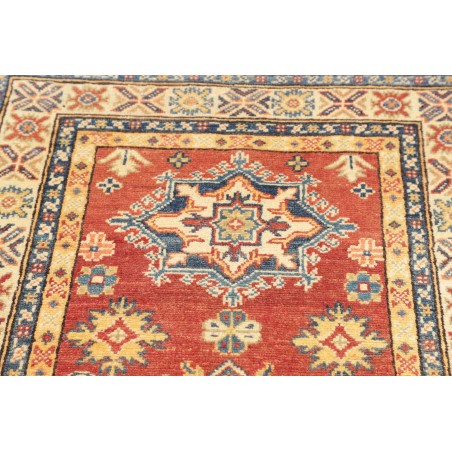 Tappeto Kazak Afghanistan marrone azzurro 80x297