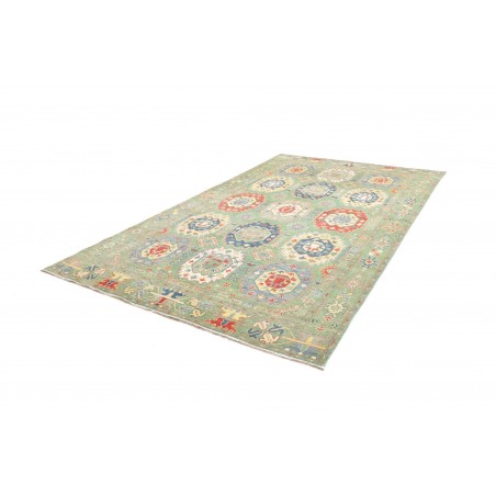 Tappeto Kazak Afghanistan beige giallo 199x301