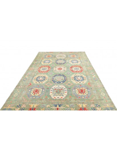 Tappeto Kazak Afghanistan beige giallo 199x301