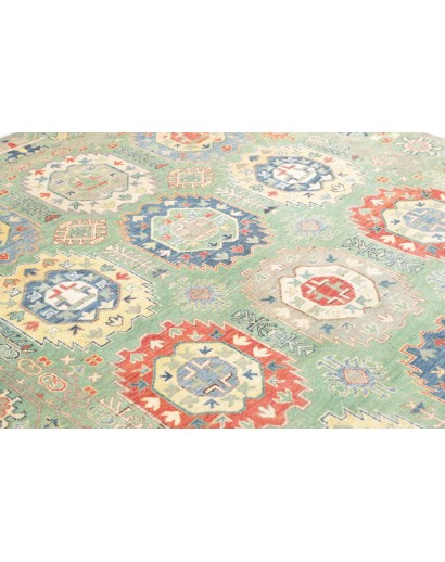Tappeto Kazak Afghanistan beige giallo 199x301