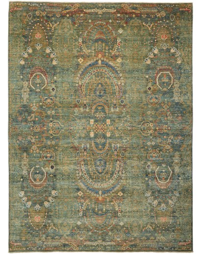 Tappeto Shahi Fine Pakistan azzurro 272x371