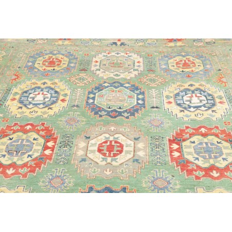 Tappeto Kazak Afghanistan beige giallo 199x301