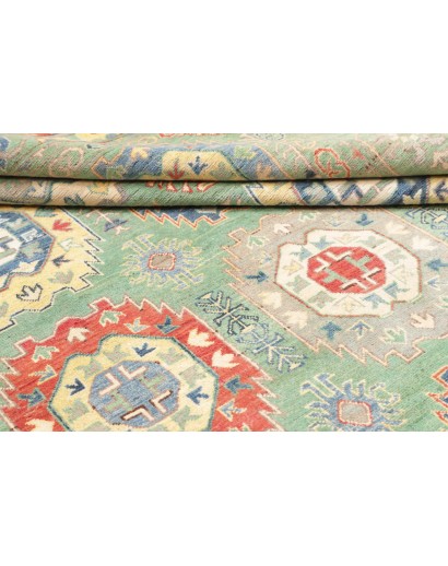 Tappeto Kazak Afghanistan beige giallo 199x301