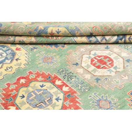 Tappeto Kazak Afghanistan beige giallo 199x301