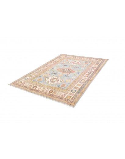Tappeto Kazak Afghanistan beige marrone 154x201