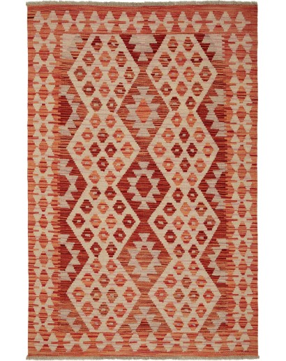 Tappeto Kilim Afghanistan marrone 100x154