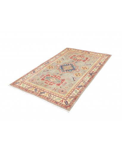 Tappeto Kazak Afghanistan marrone grigio 120x184