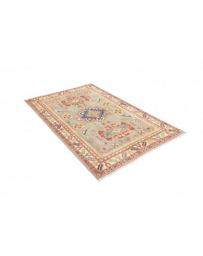 Tappeto Kazak Afghanistan marrone grigio 120x184