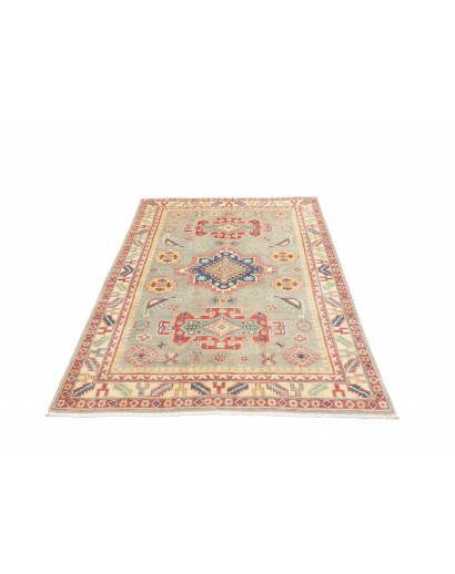 Tappeto Kazak Afghanistan marrone grigio 120x184