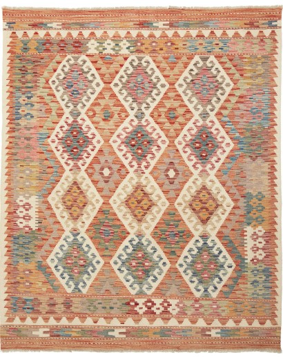 Tappeto Kilim Afghanistan marrone 158x192