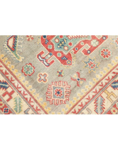 Tappeto Kazak Afghanistan marrone grigio 120x184