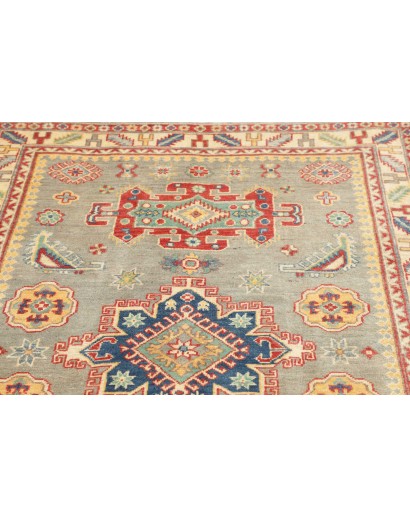 Tappeto Kazak Afghanistan marrone grigio 120x184