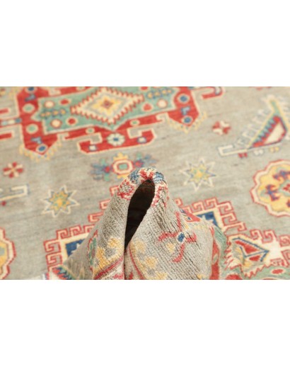 Tappeto Kazak Afghanistan marrone grigio 120x184