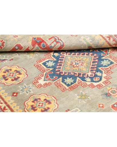 Tappeto Kazak Afghanistan marrone grigio 120x184