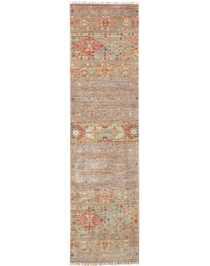 Tappeto Rubin Pakistan marrone grigio 79x299