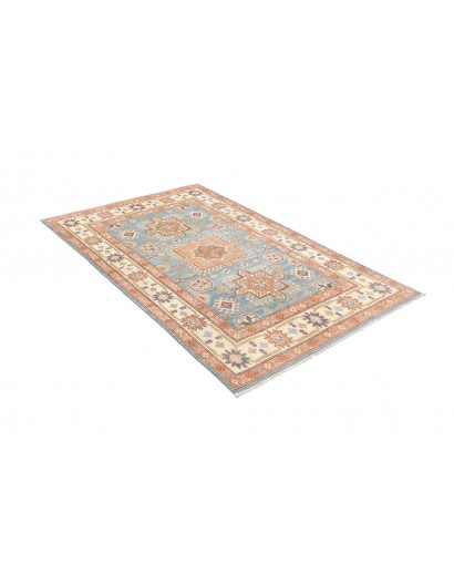 Tappeto Kazak Afghanistan beige bianco 118x178