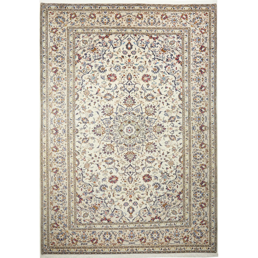 Tappeto Kashan Persia bianco 204x292 Tappeto Kashan Persia bianco 204x292