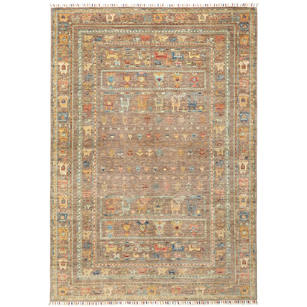 Tappeto Rubin Pakistan marrone 166x240 Tappeto Rubin Pakistan marrone 166x240