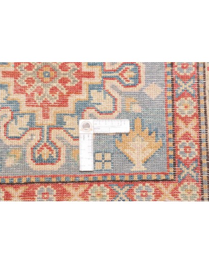 Tappeto Kazak Afghanistan bianco azzurro 82x200