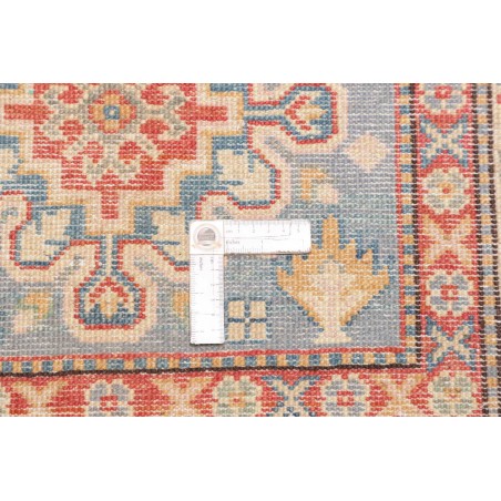 Tappeto Kazak Afghanistan bianco azzurro 82x200