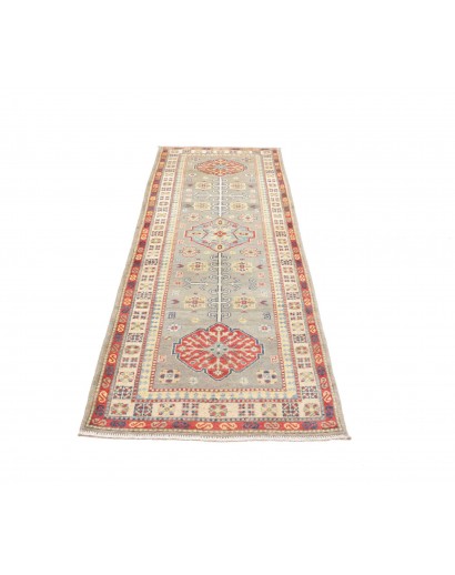 Tappeto Kazak Afghanistan beige rosso 80x252