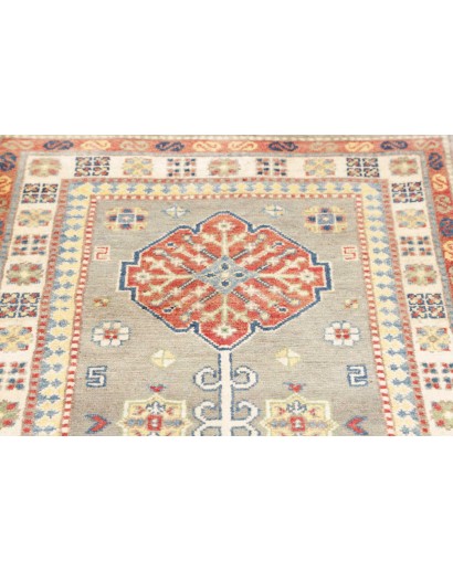Tappeto Kazak Afghanistan beige rosso 80x252