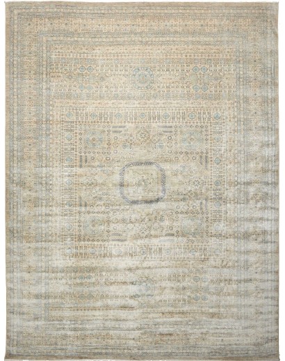 Tappeto Mamlouk Pakistan beige azzurro 308x406