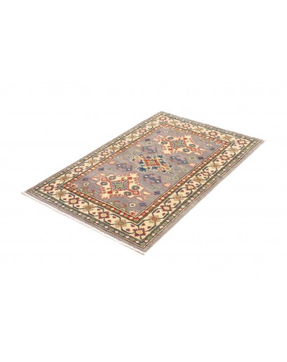 Tappeto Kazak Afghanistan marrone grigio 81x127