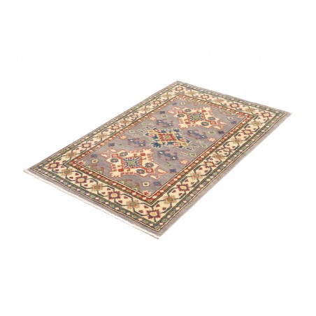 Tappeto Kazak Afghanistan marrone grigio 81x127