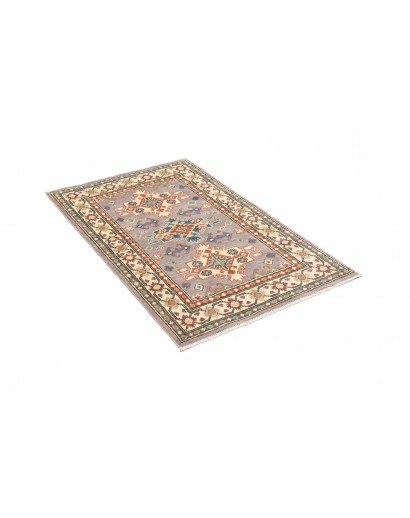 Tappeto Kazak Afghanistan marrone grigio 81x127