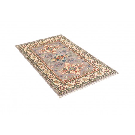 Tappeto Kazak Afghanistan marrone grigio 81x127