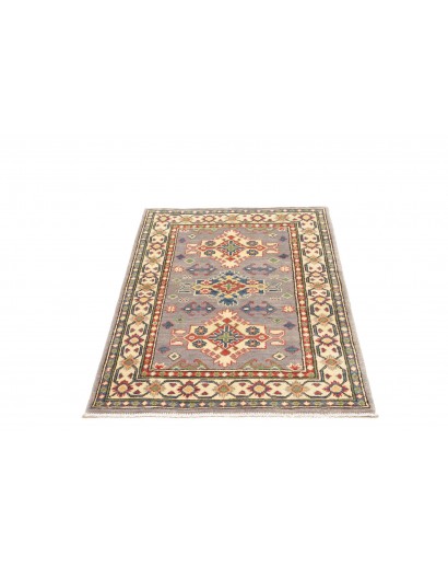 Tappeto Kazak Afghanistan marrone grigio 81x127