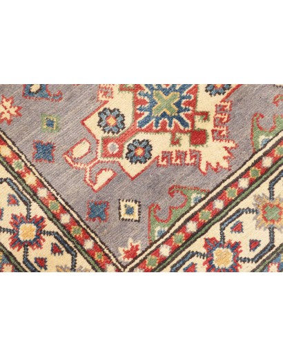 Tappeto Kazak Afghanistan marrone grigio 81x127